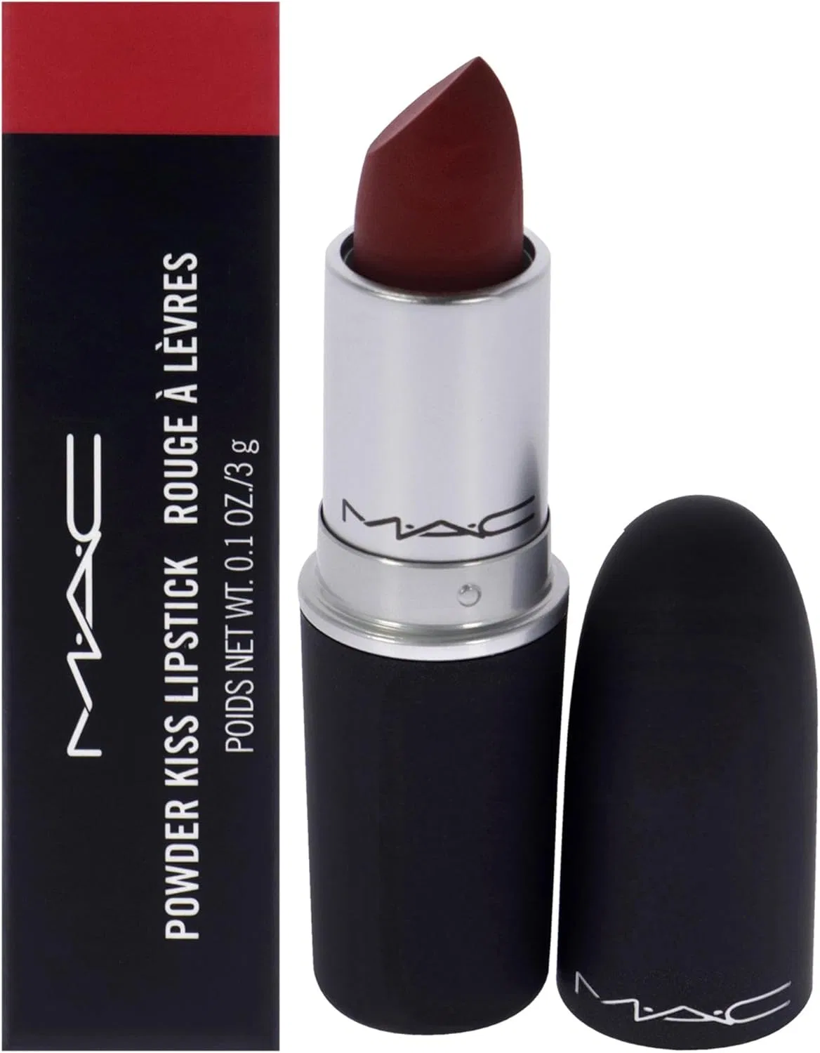 Помада матовая MAC Powder Kiss Lipstick оттенок Ruby 0.1 унции