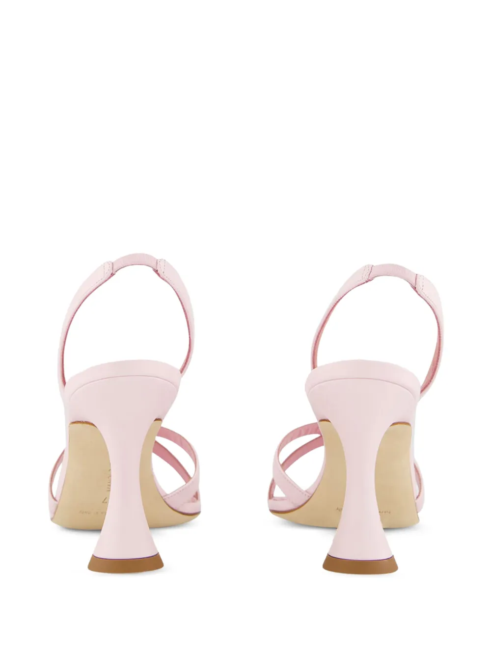 Босоножки Ammoursli 90 с ремешком на пятке Manolo Blahnik, розовый — фото 3