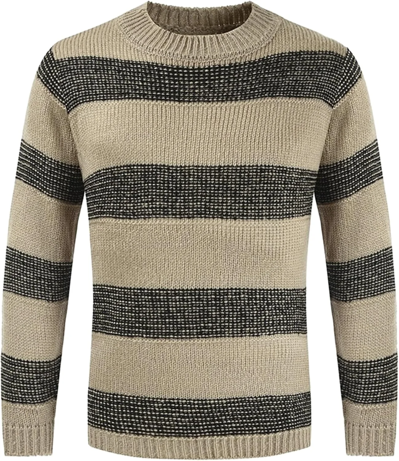 

Мужской свитер Maiyifu-GJ с полосками и цветными блоками