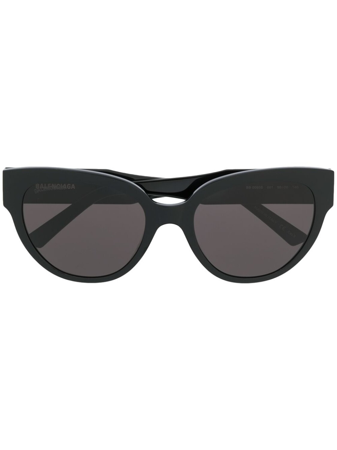 

Balenciaga Eyewear солнцезащитные очки в оправе 'кошачий глаз', черный
