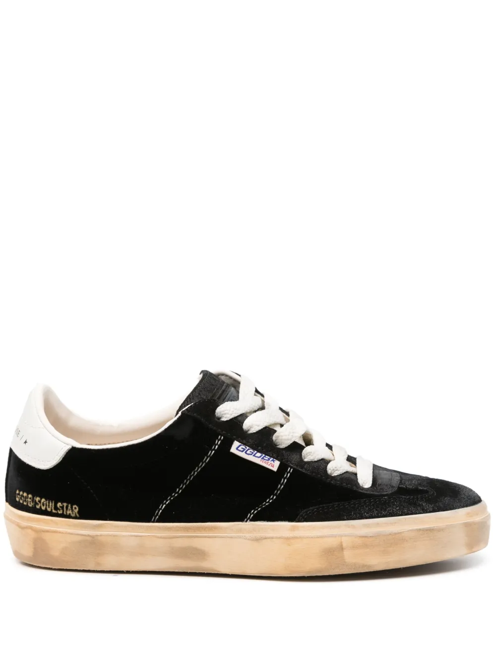 Бархатные кеды Soul-Star GOLDEN GOOSE, черный