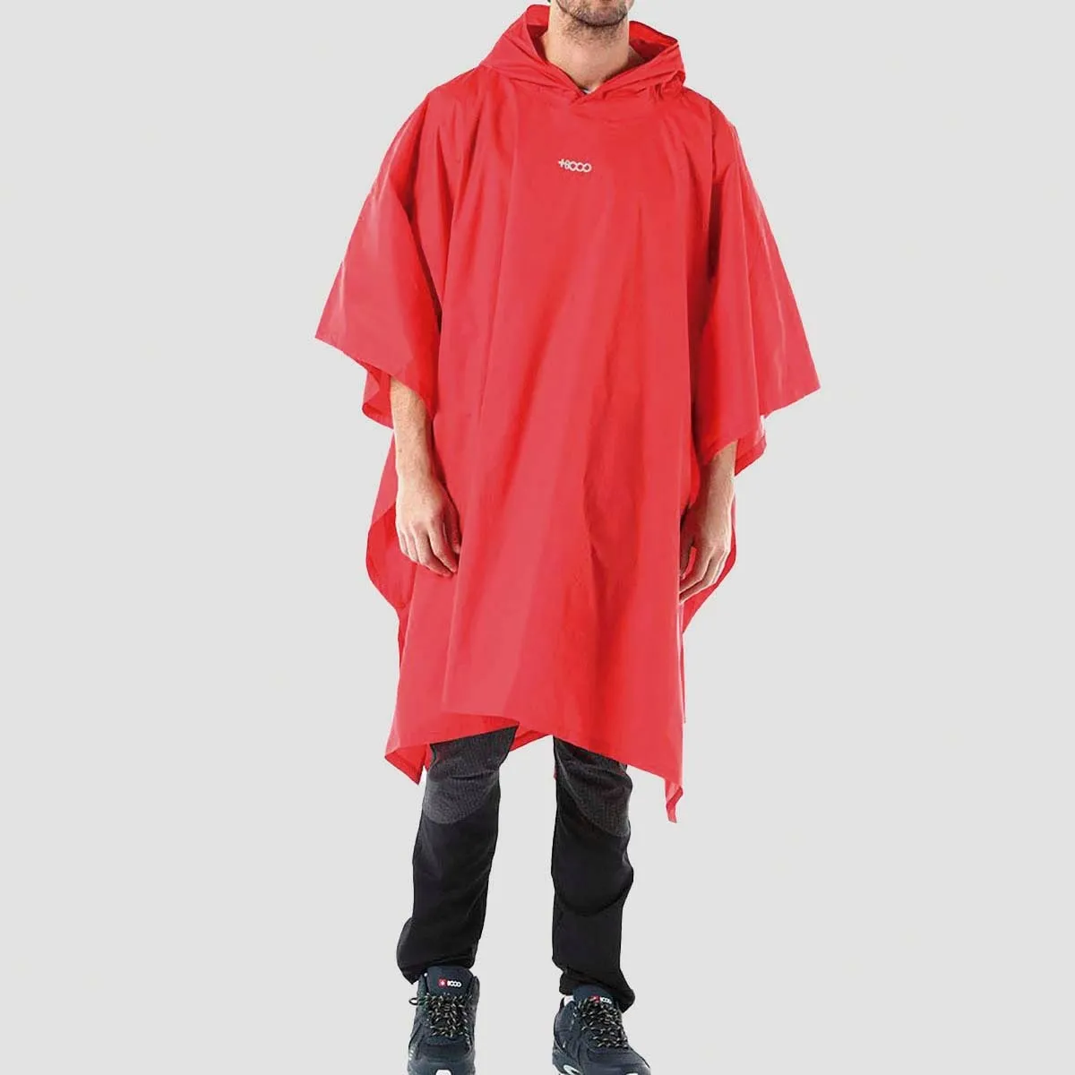 

Мужское пончо Pameto 25i, красное 8000