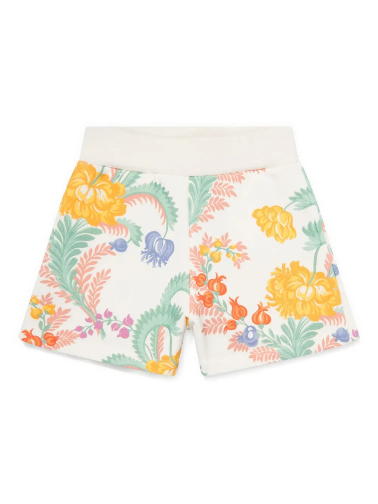 

Шорты с цветочным принтом ETRO KIDS, белый