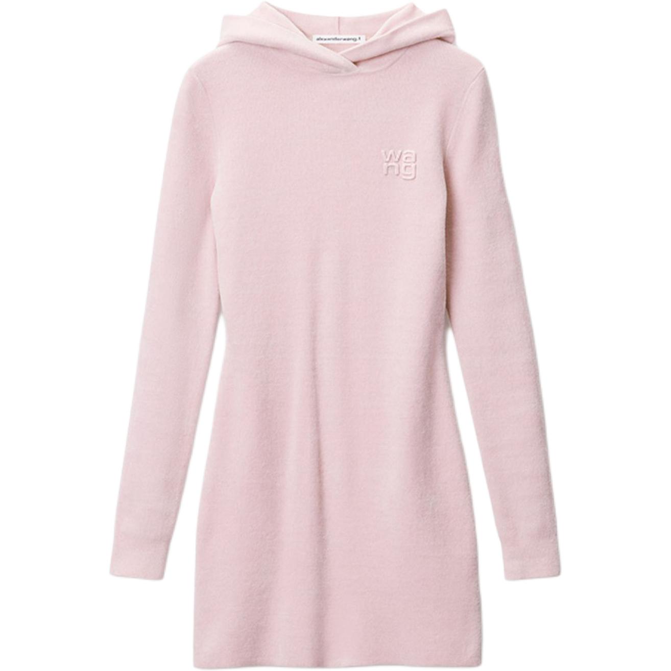 

Alexander Wang Женское платье с длинными рукавами светлого розового цвета