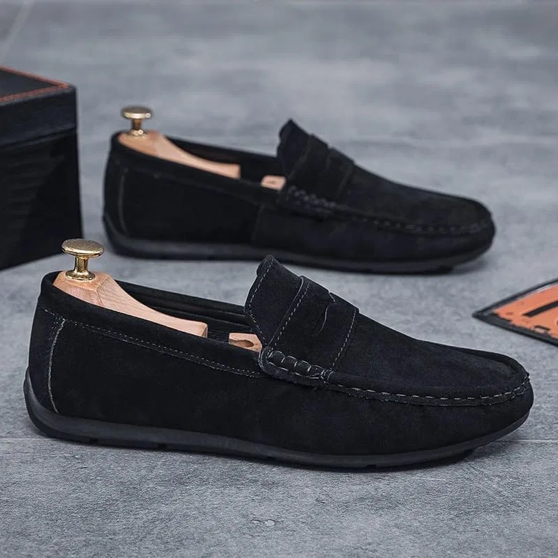Лоферы мужские Slip Resistant Loafers Black PUGHGAETZF — фото 2