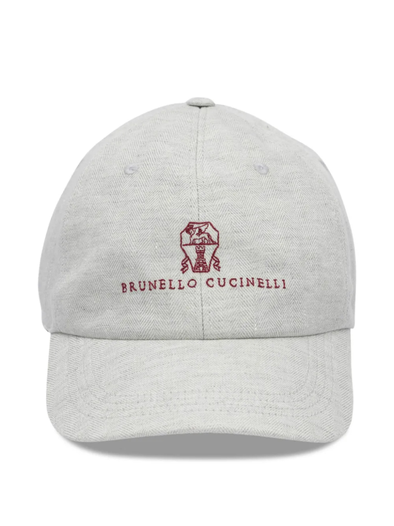 

Brunello Cucinelli бейсболка с логотипом, серый