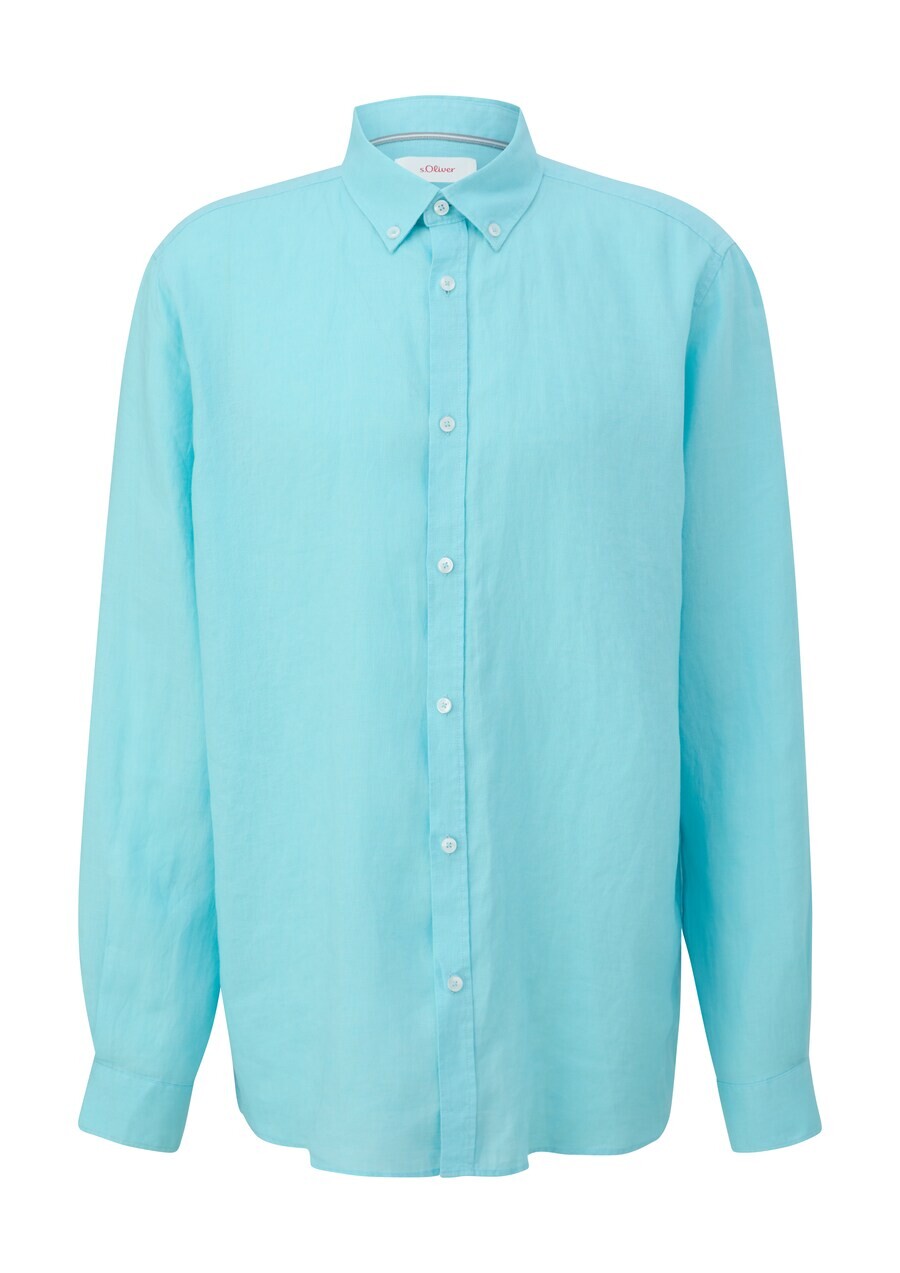 

Рубашка s.Oliver Men Big Sizes Regular fit Button Up, цвет Azure