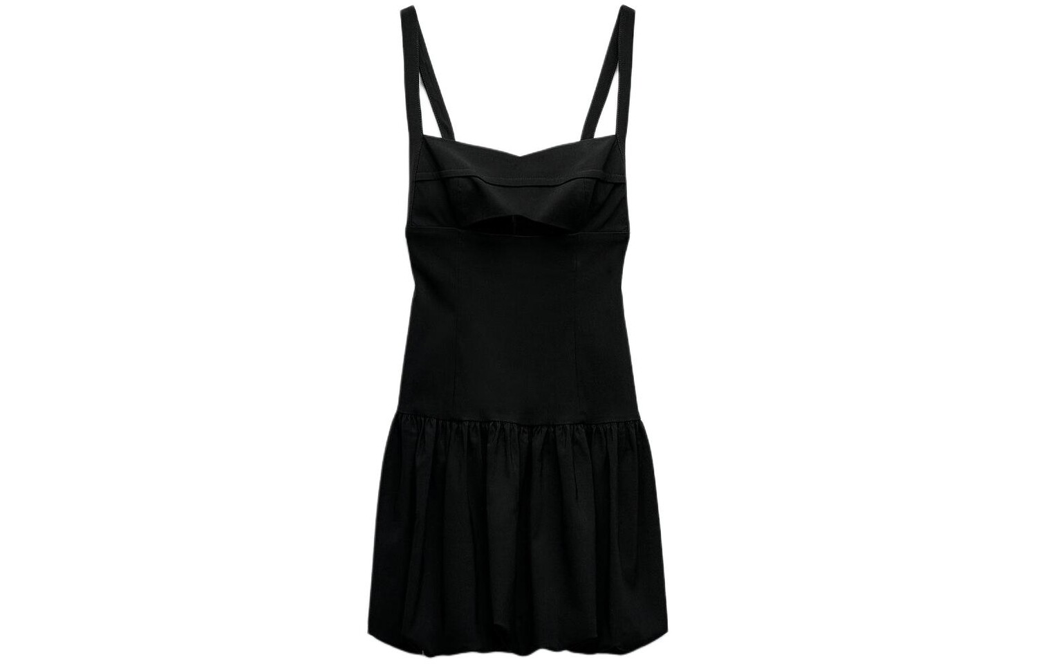 

Платье-комбинация женское черное Zara