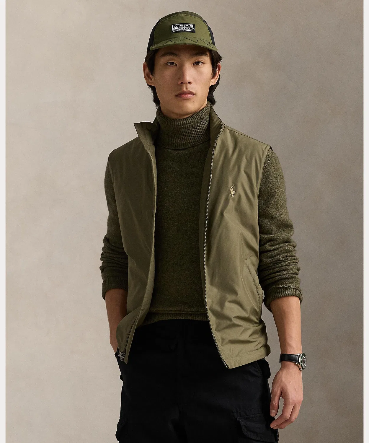 Жилет утепленный Polo Ralph Lauren Southland Packable, зеленый