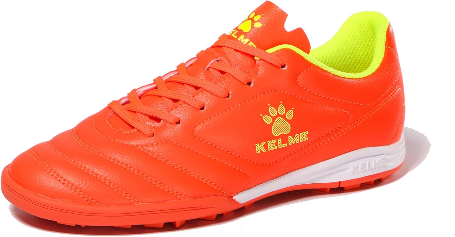 

Детские футзальные кроссовки KELME, бутсы для игры в зале, молодежные футбольные для тренировок для мальчиков и девочек, оранжевый