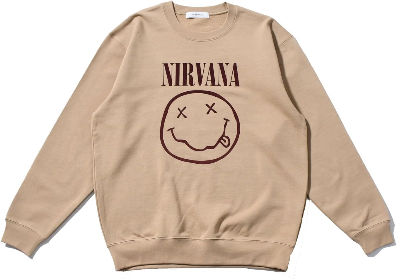 

Толстовка JOHNBUL NIRVANA SMILEY Johnbull, хаки