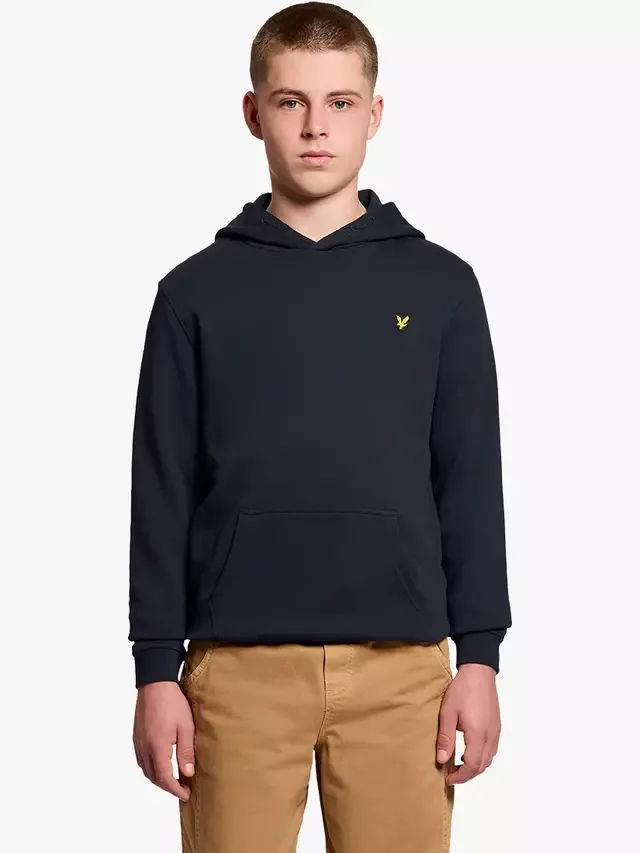 Детская толстовка, темно-синяя Lyle & Scott — фото 2