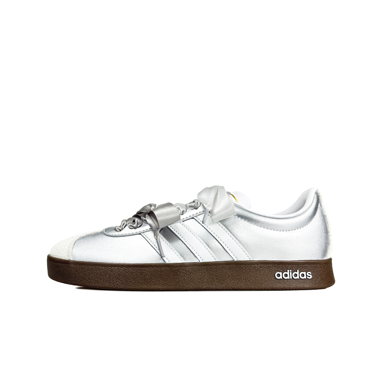 

Adidas Neo VL Court 2.0 Silver Sea противоскользящие износостойкие низкие скейтерские кроссовки унисекс серебристый - серебристый, цвет Silver