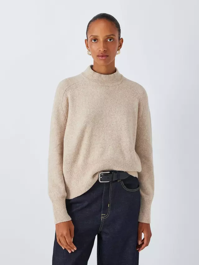 

Джемпер John Lewis Soft Turtle Neck, цвет oatmeal