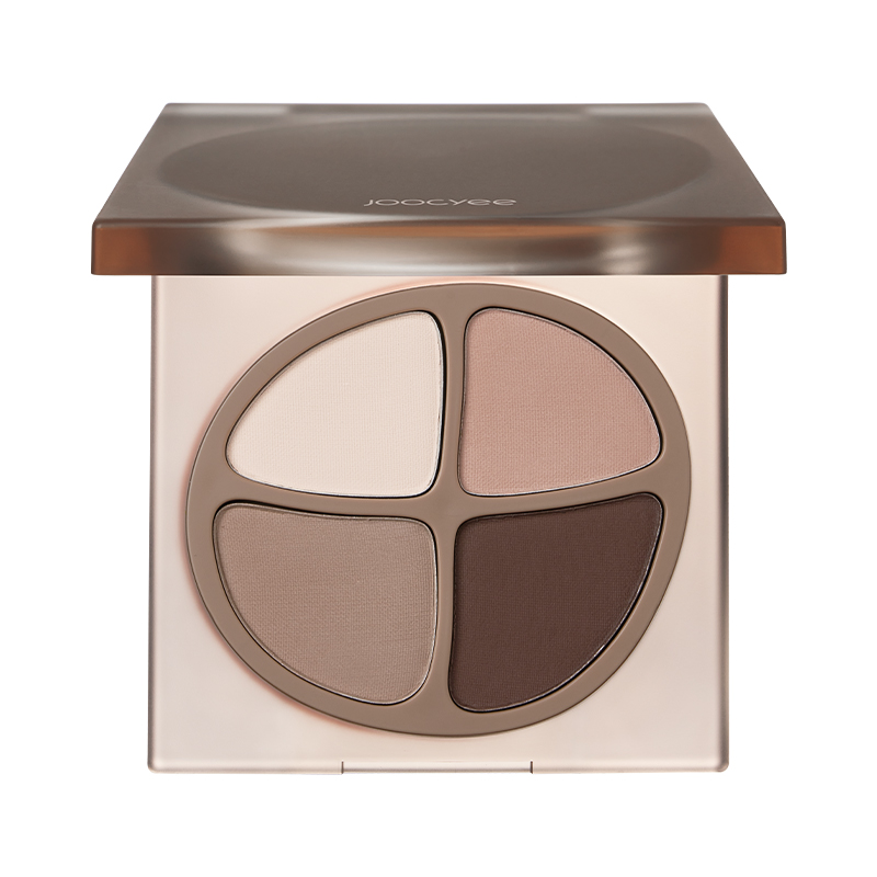 

Тени для век JIAOSE, 4 цвета, earth tone, матовые, долговечные, легко растушевываются, с перламутровым эффектом, натуральные Joocyee