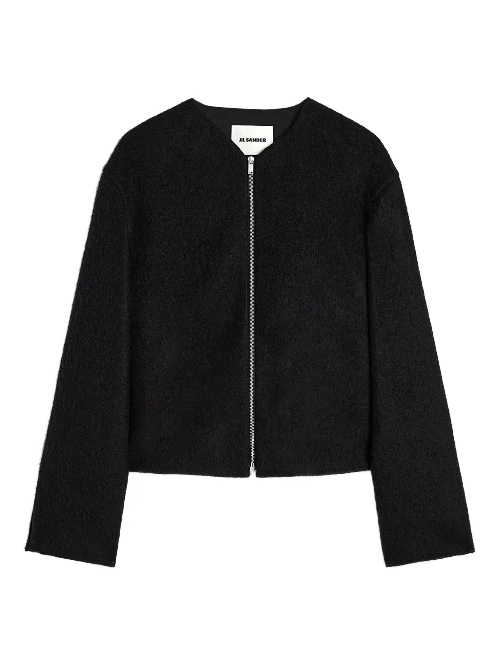 

Фактурная куртка на молнии JIL SANDER, черный