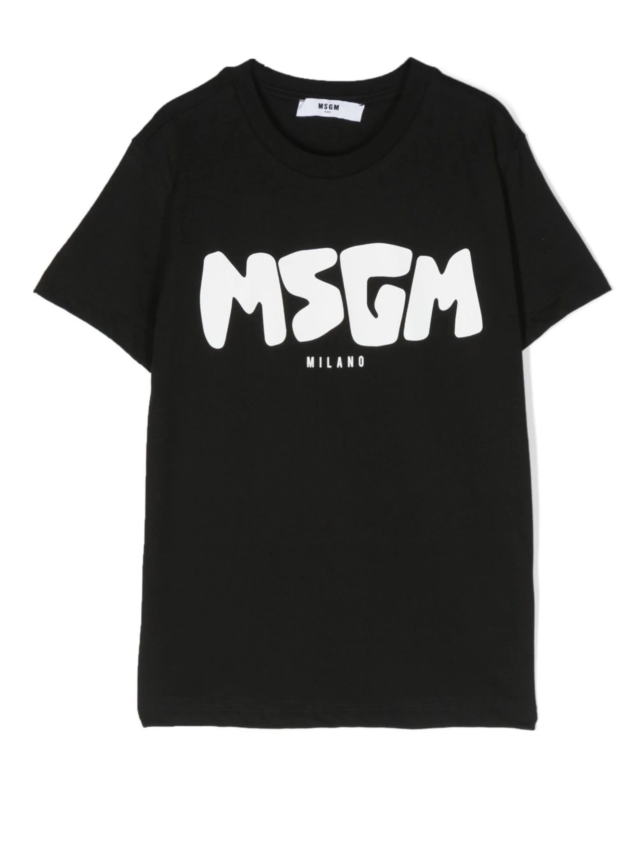 

Футболка с логотипом Msgm Kids, черный