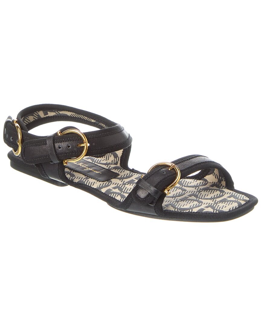

Кожаные сандалии Salvatore Ferragamo Nomadic, черный