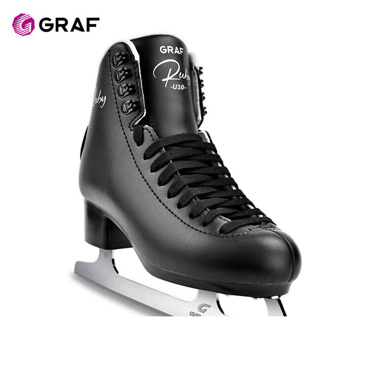 

GRAF Коньки для фигурного катания GR AF U10 для детей, начинающих и взрослых, белые, размер 37