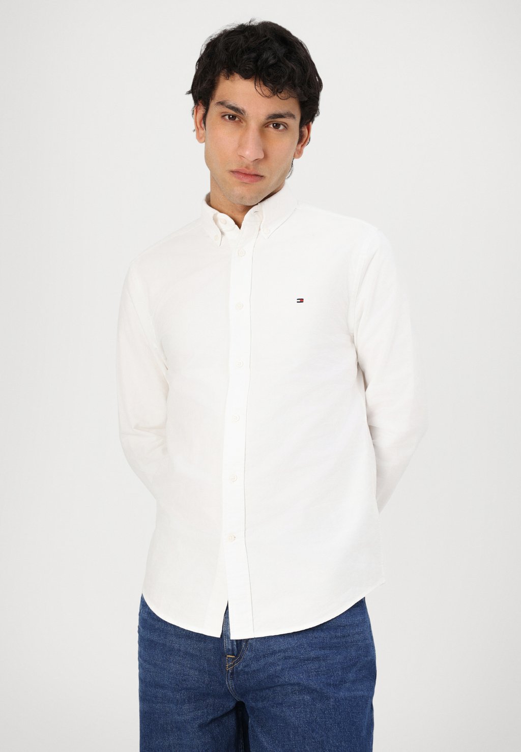 Рубашка SOLID HERITAGE OXFORD SHIRT Tommy Hilfiger, белый — фото 4