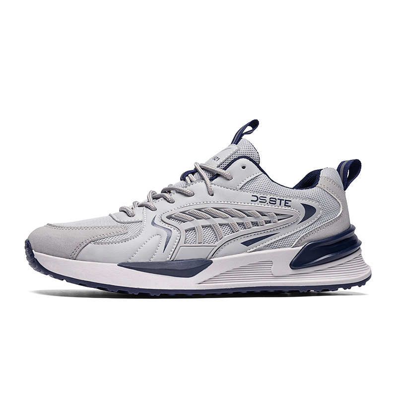 

Износостойкие дышащие легкие мужские кеды Low Top DOUBLE STAR 88, серый