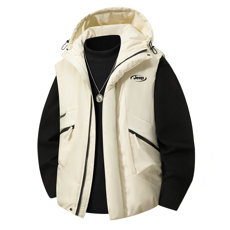 

Жилет Unisex Hooded Non detachable Workwear Jeep, экрю