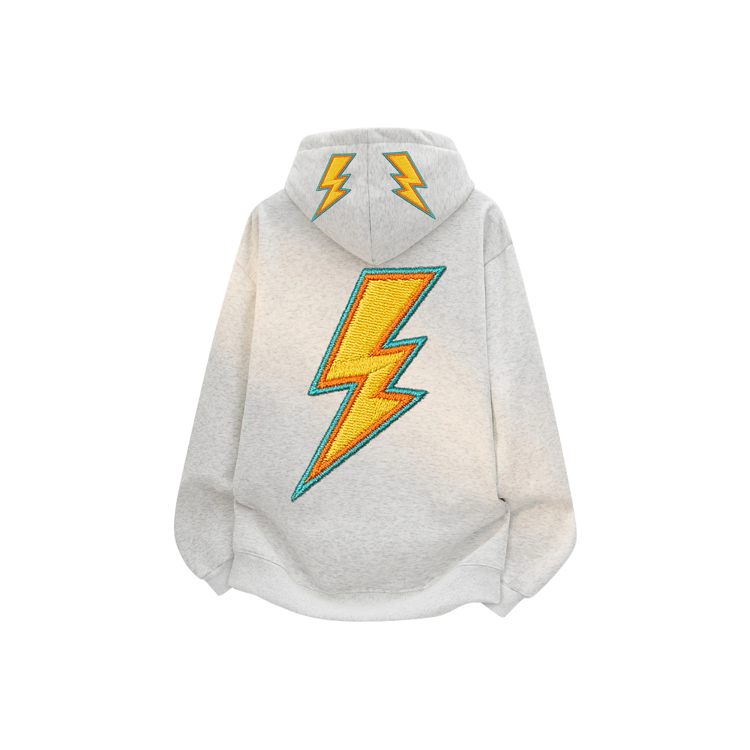 

Толстовка Unisex Hooded Thickened Regular ZIAREL, белый heather серый[upgraded fleece-lined]