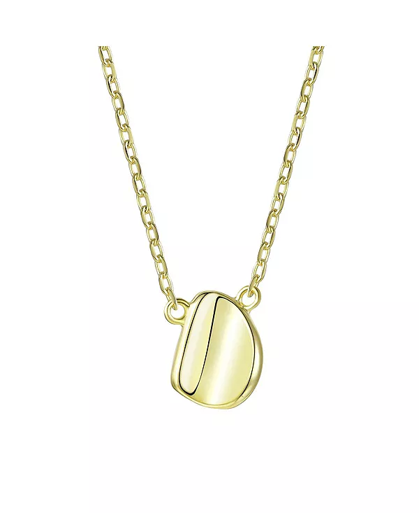 

Асимметричное ожерелье из 14-каратного золота для детей/подростков Gigigirl, gold