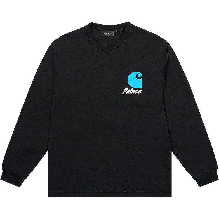 

Лонгслив Palace x Carhartt WIP Logo Long-Sleeve, Black