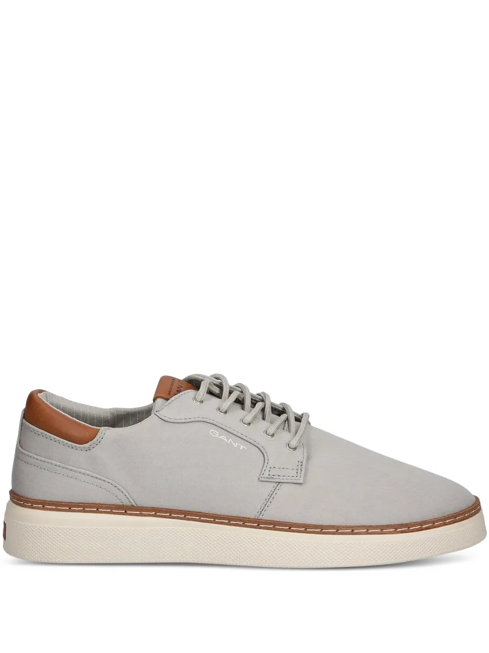 

Кожаные кроссовки на шнуровке Gant, серый