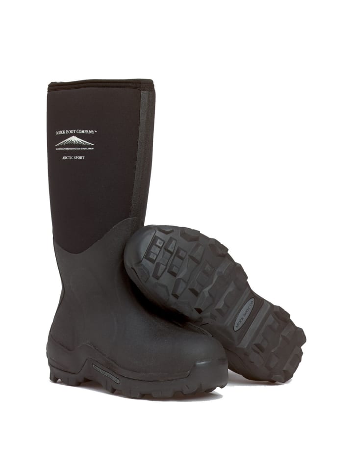 Женские резиновые сапоги Muck Boots Stiefel Muckmaster высокие, черный — фото 2