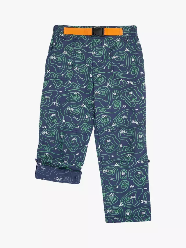 Детские брюки с принтом Пионер, разноцветные Frugi