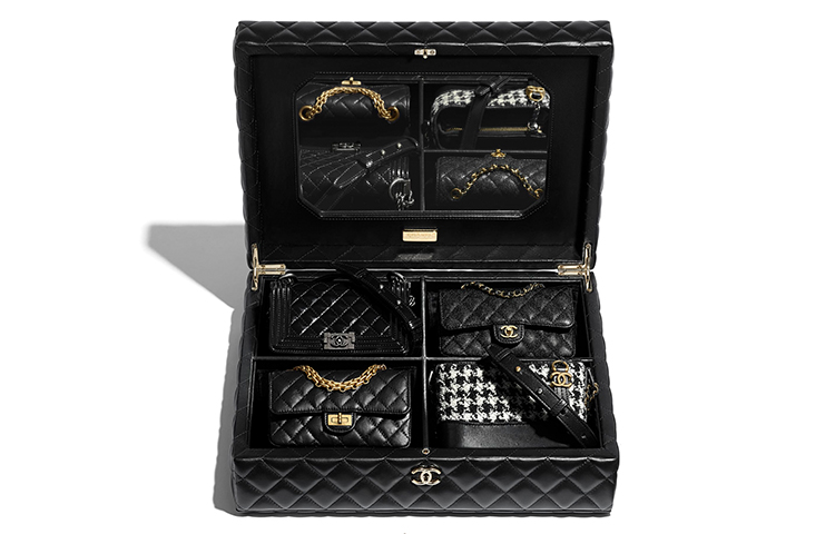 

CHANEL Сумка leboy2.55 из овчины, кроссбоди, через плечо унисекс black