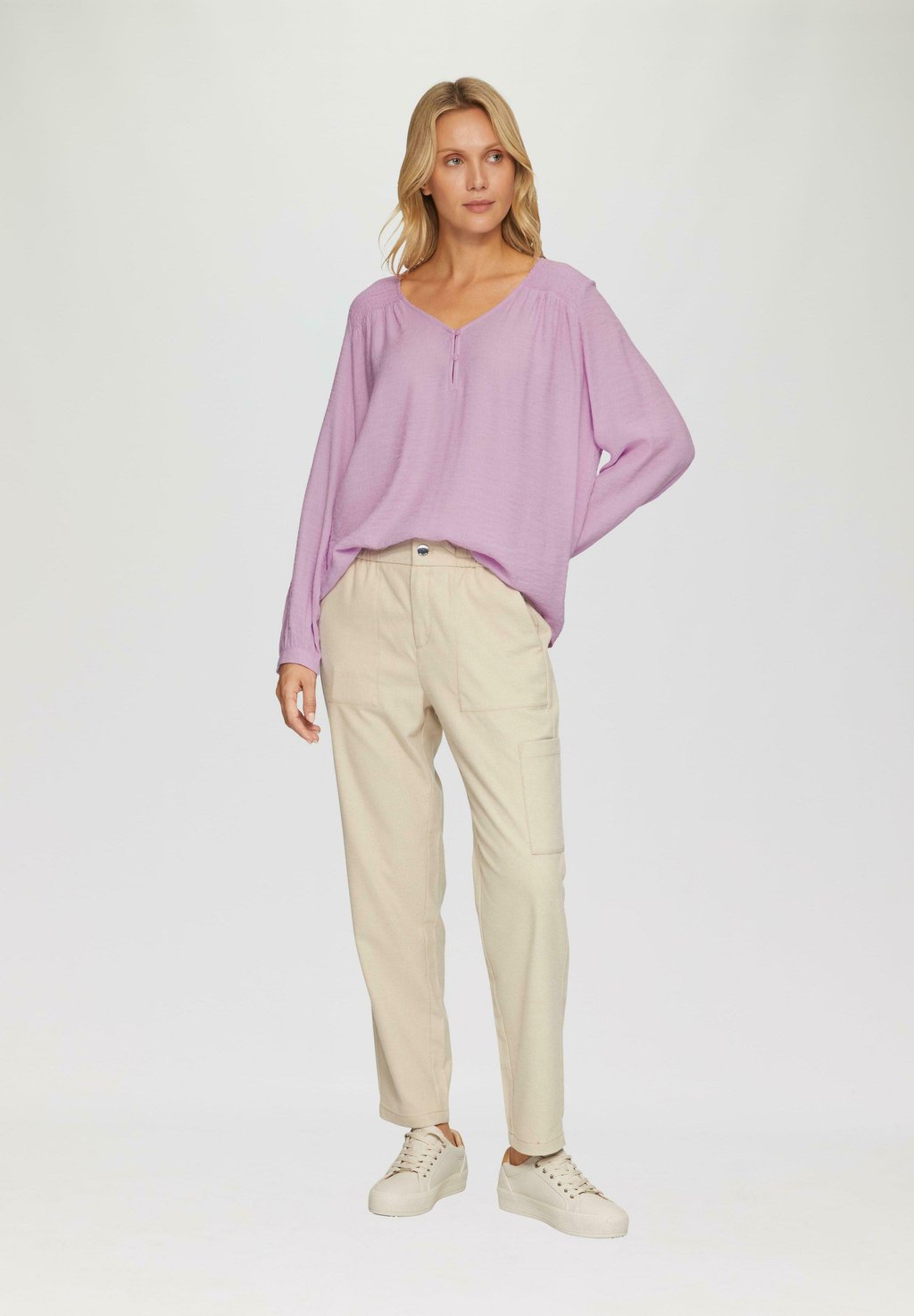 

Блуза MET GESMOKTE DETAILS s.Oliver, фиолетовый