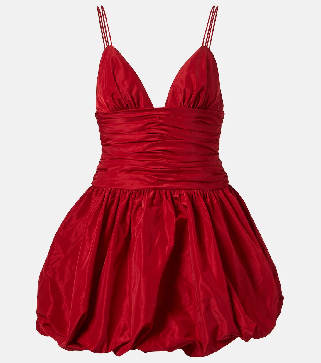 

Мини-платье Loren со сборками Staud, Rouge