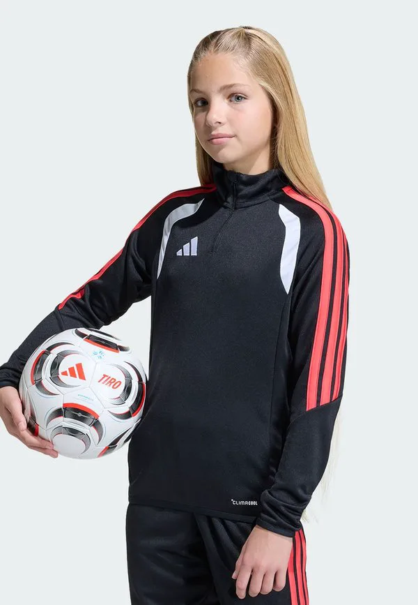 Футболка с длинными рукавами для тренировок лиги tiro26 Adidas Performance, Black Semi Lucid Red