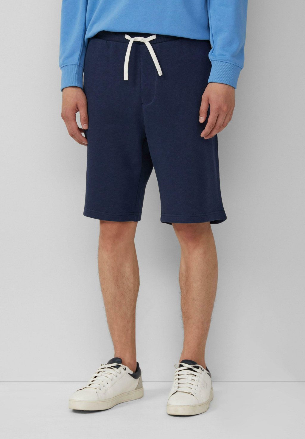 

Шорты DETROIT-BERMUDA MIT FLAMMGARNSTRUKTUR IM RELAXED FIT - Tracksuit bottoms s.Oliver, темно-синий