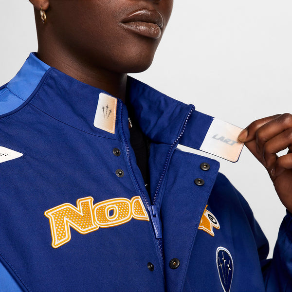 Куртка x nocta drake l'art racing jacket 'deep royal blue' Nike, синий — фото 4