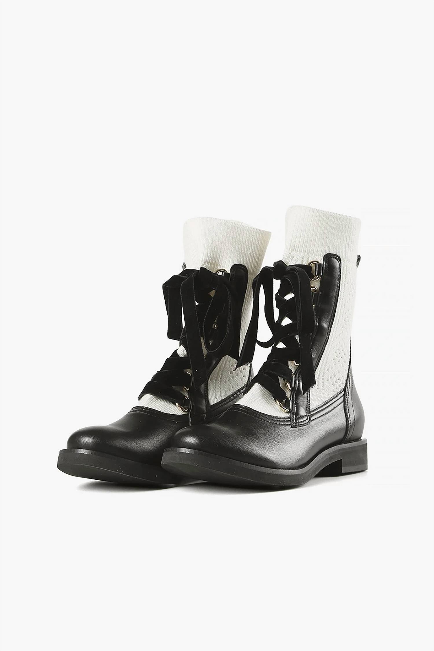 Туфли Lux Sock Camper черного/белого цвета ALL BLACK — фото 2