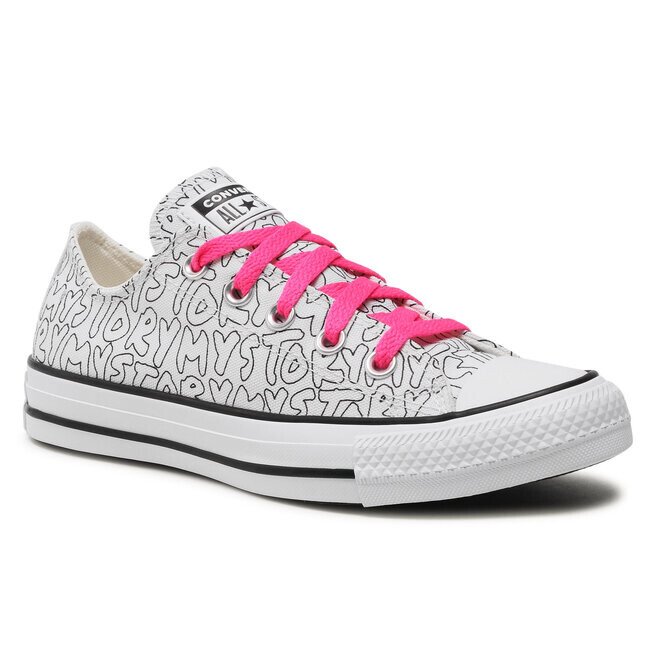 

Кеды Converse Ctas Ox 170297C White/Hyper Pink/Black, белый