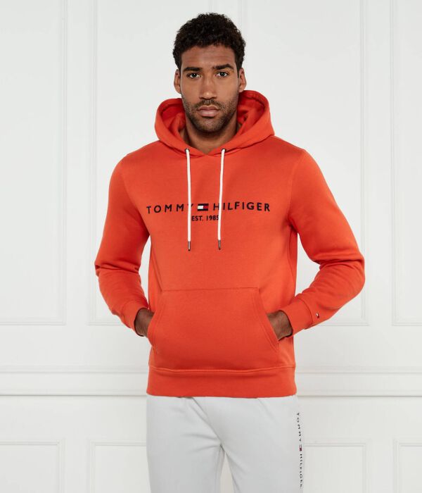

Толстовка мужская Tommy Hilfiger с надписью, оранжевый
