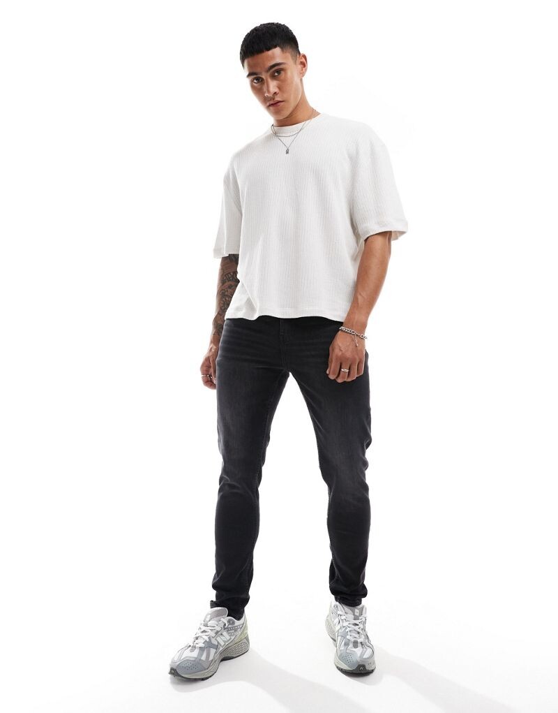

Черные джинсы скинни ASOS DESIGN