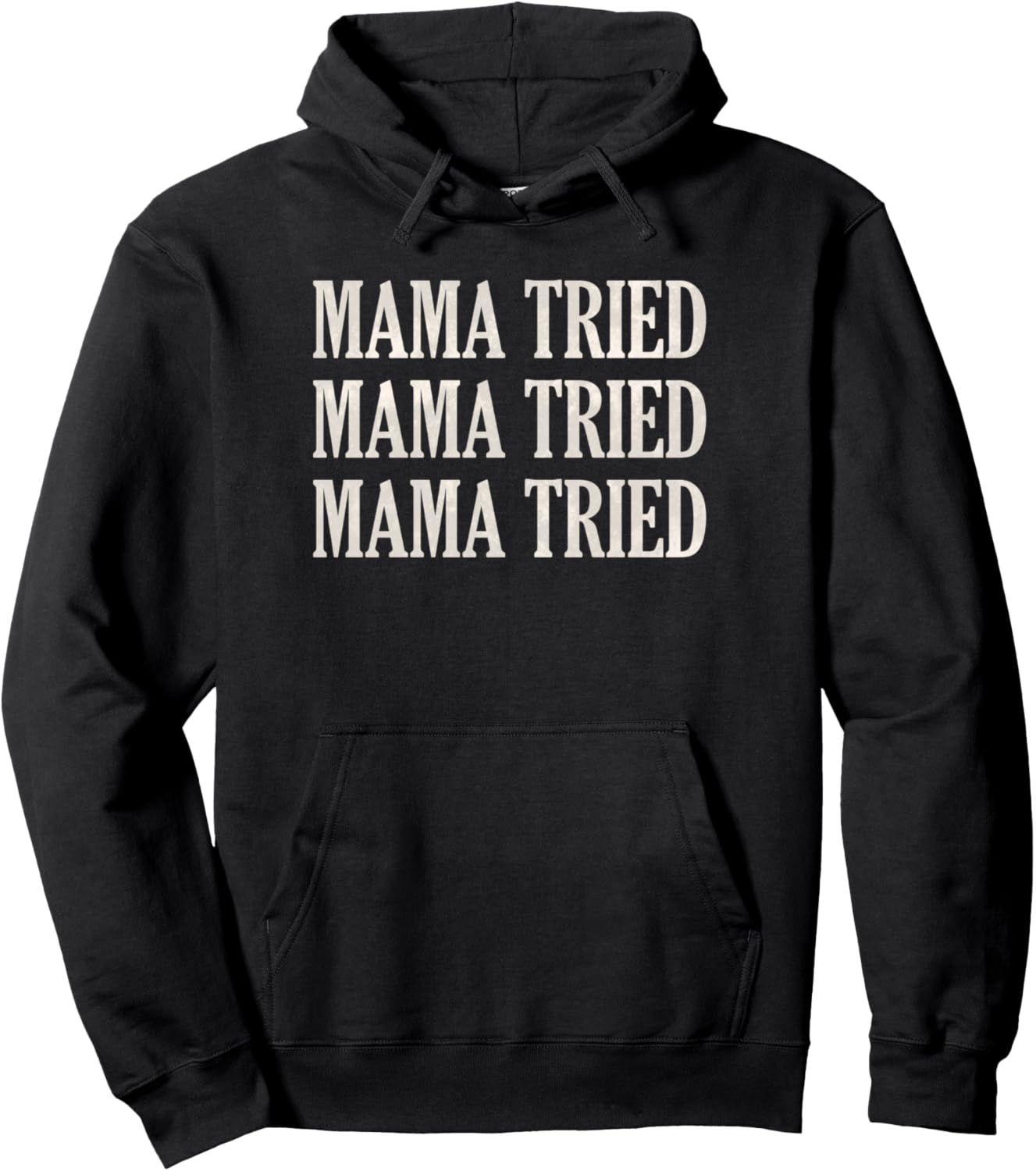 

Толстовка Mama Tried Word Stack Trendy Apparel, черный