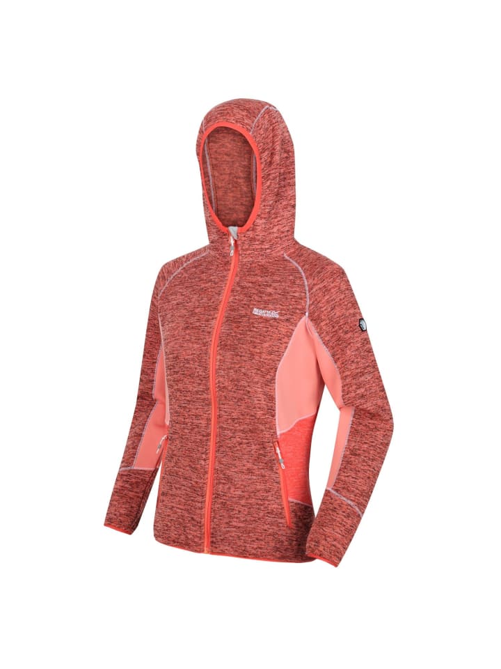 

Спортивная куртка Regatta Strickfleecejacke Walbury III mit Kapuze, коралловый