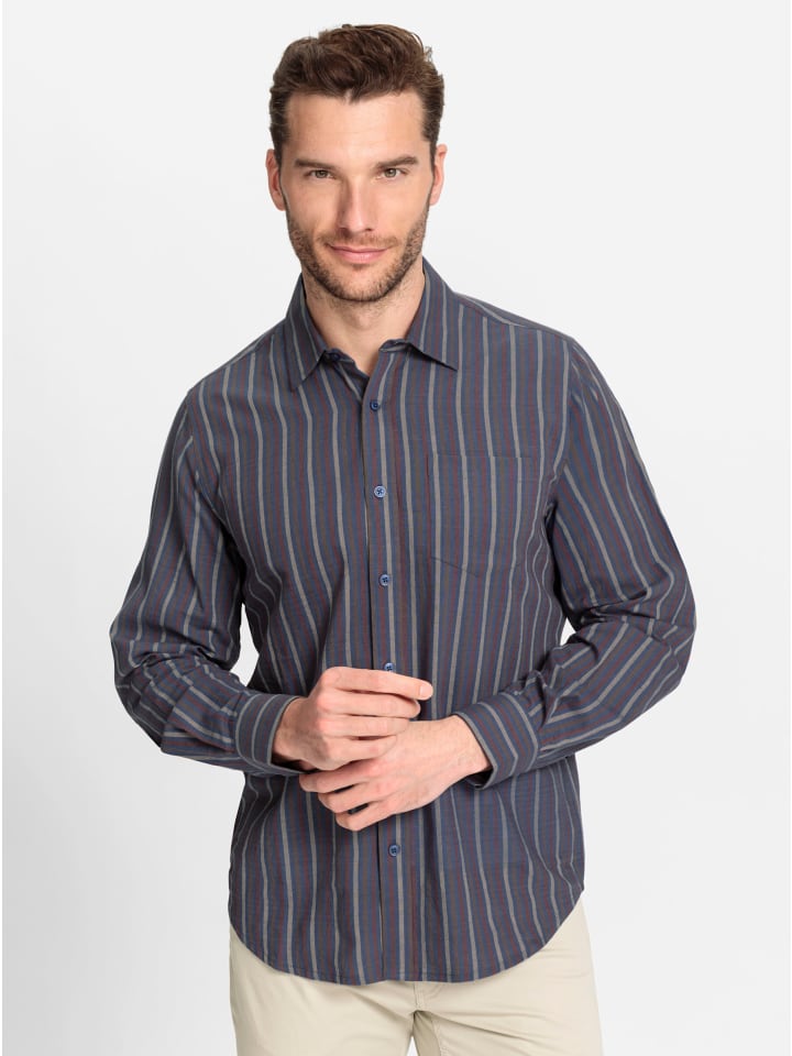 

Рубашка с длинными рукавами в дымчато-синюю полоску WITT WEIDEN