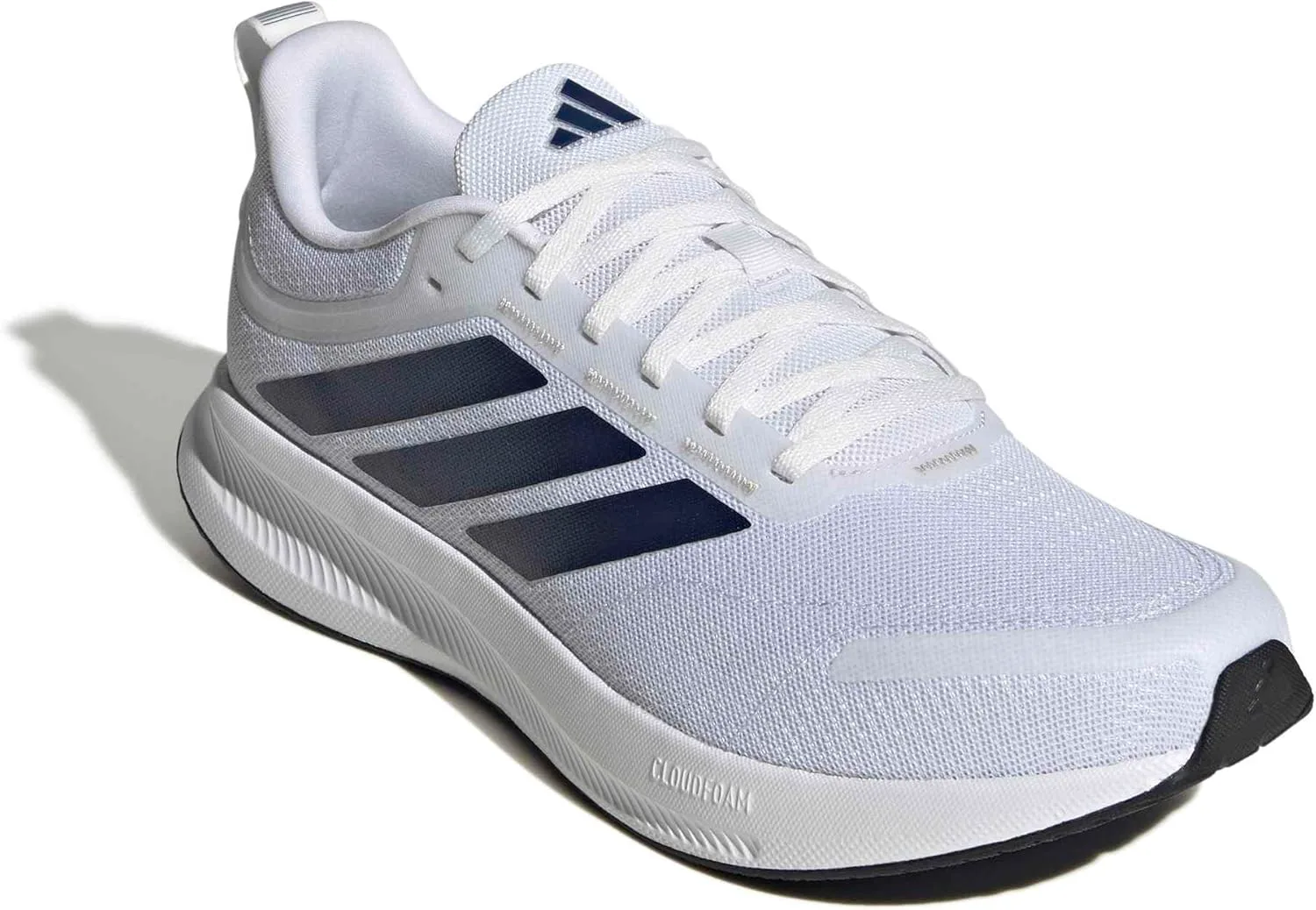 Мужские кроссовки для бега Adidas Runblaze - белые, белый/темно-синий/черный — фото 4