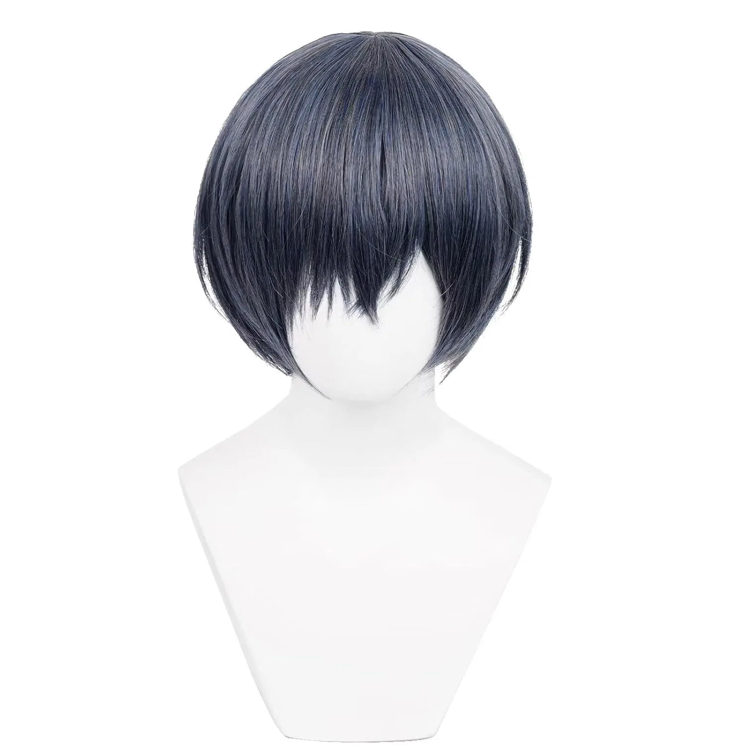 Короткий парик для косплея Винсента Сиэля Фантомхайва Nicelisa, Blue-Grey