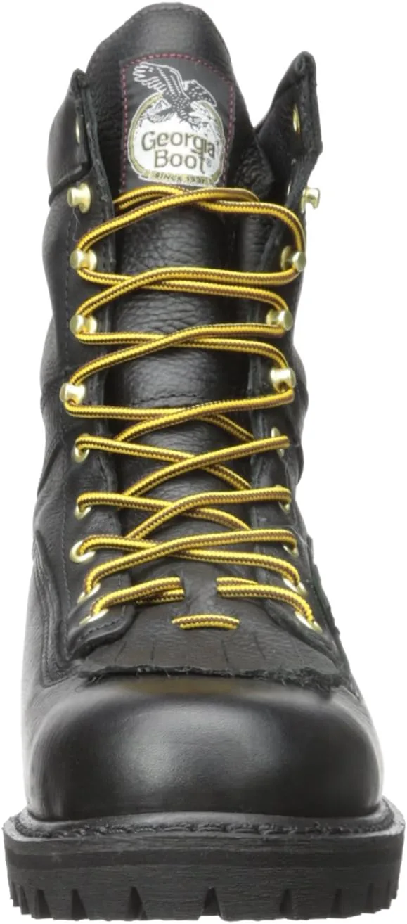 

Влагостойкие рабочие ботинки Georgia Boot с шнуровкой до носка, черный