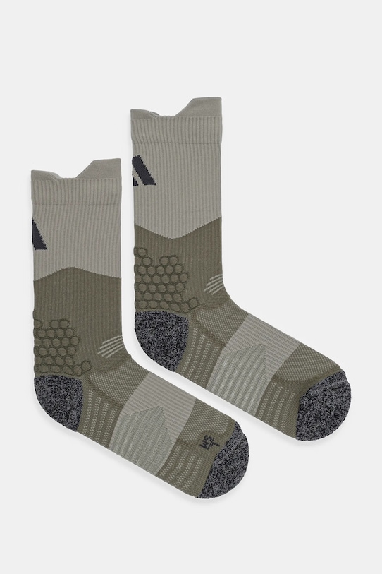 

Носки RUNxBOOST Adidas Performance, зеленый