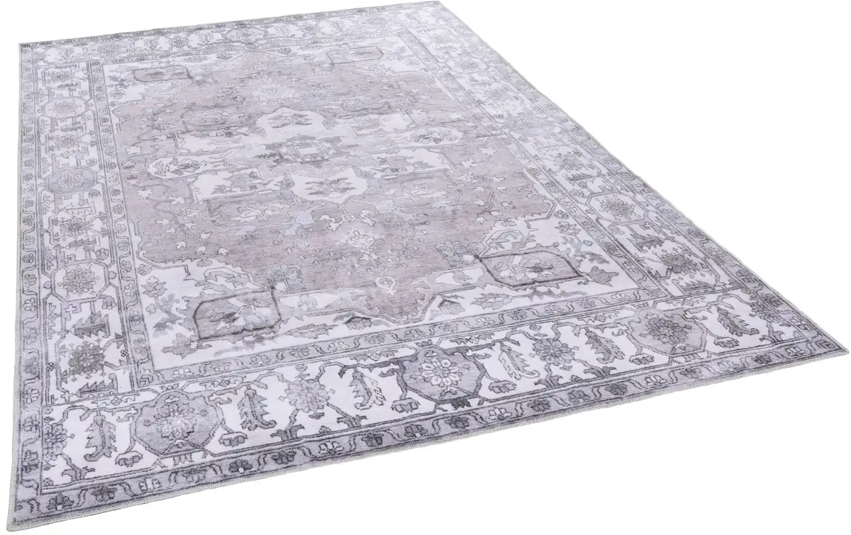 

Ковер Gino Falcone "Adara GF 121", прямоугольный, плоского плетения, восточный дизайн, винтажный дизайн, можно стирать 140х200 см, бежевый